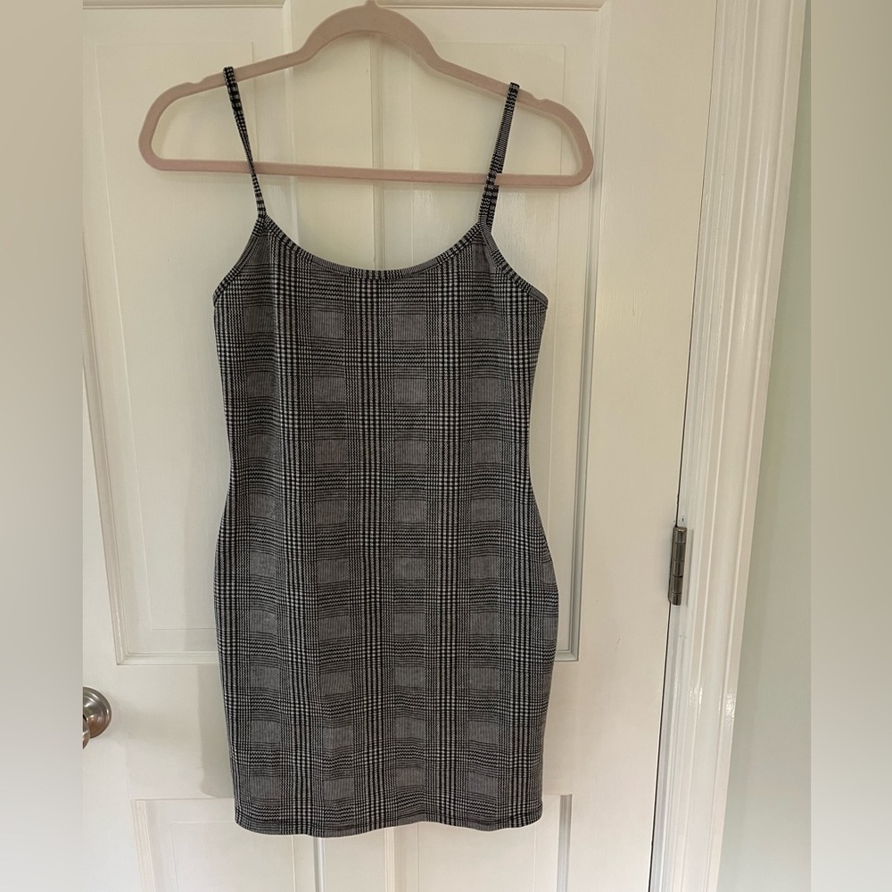 Vintage Popular 21 Plaid Mini Dress Size Large